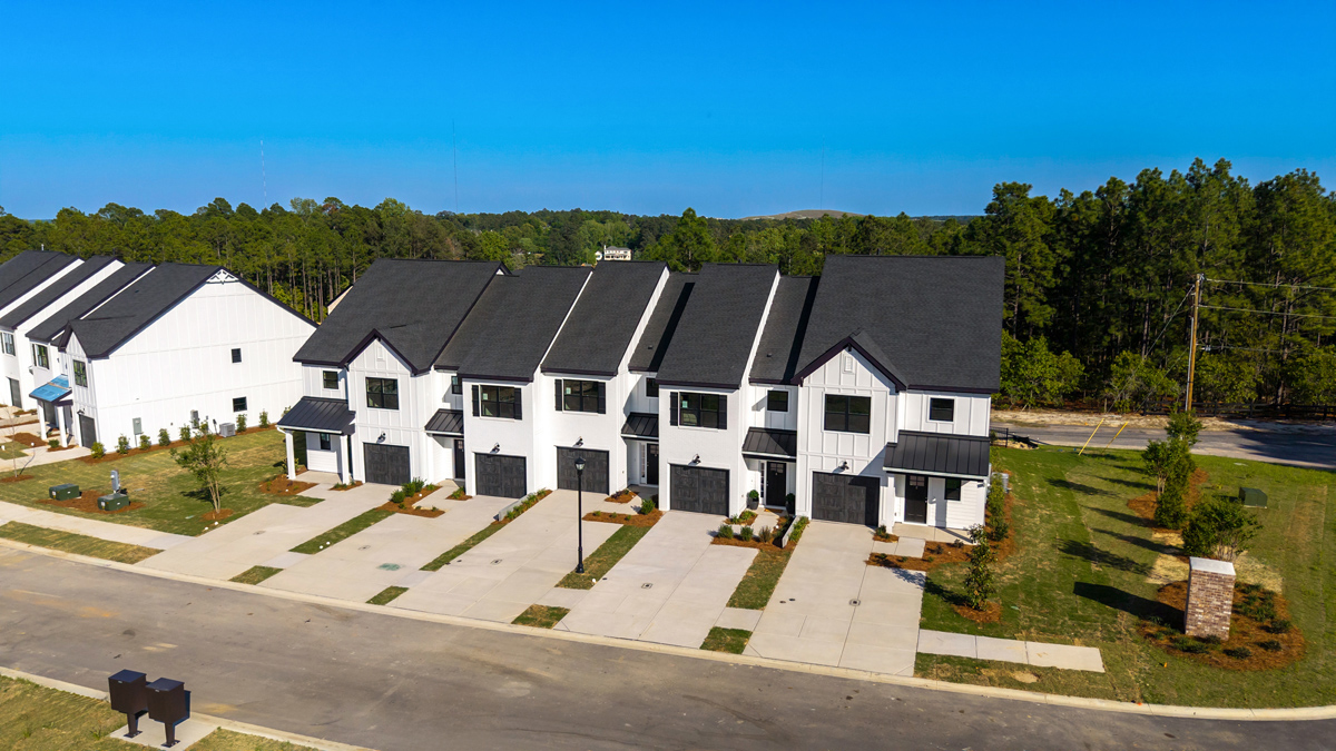 Aerial view of a Haven Homes community